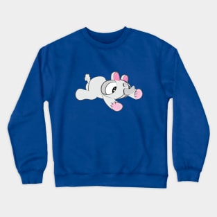 cute baby rhino Crewneck Sweatshirt